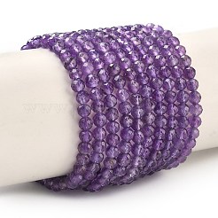 Natural Amethyst Beads Strands&nbsp;G-L654-O01-4mm