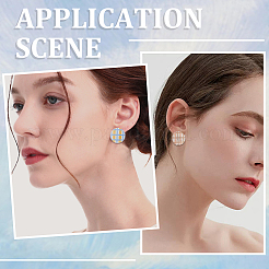 30Pcs 304 Stainless Steel Clip-on Earring Setting&nbsp;STAS-SC0008-38