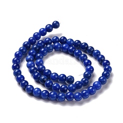 Natural Mashan Jade Round Beads Strands&nbsp;G-D263-4mm-XS09