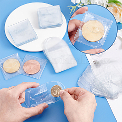 100Pcs 2 Styles Dustproof PVC Commemorative Coin Storage Envelope Bags for Jewelry&nbsp;ABAG-PH0001-49
