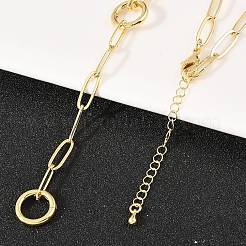 Brass Paperclip Chain Y Lariat Necklaces&nbsp;NJEW-H087-06A-G