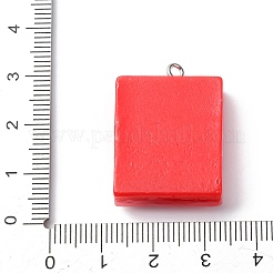 Christmas Opaque Resin Pendants&nbsp;RESI-A049-05G