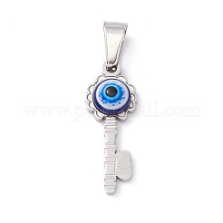 304 Stainless Steel Resin Pendants&nbsp;STAS-A062-14P