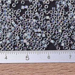 MIYUKIデリカビーズ  シリンダー  日本製シードビーズ  11/0  （db0051)クリスタルab  1.3x1.6mm  穴：0.8mm  約2000個/10g&nbsp;X-SEED-J020-DB0051