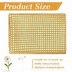 スパンコールポリエステル生地  縫製ドレス工芸装飾用  ゲインボロ  1000x1300x0.4mm&nbsp;AJEW-WH0348-452C
