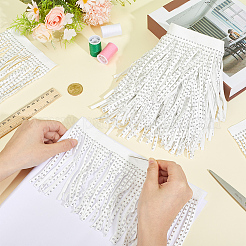 4.8Yards Velvet Tassel Fringe Trimming&nbsp;SRIB-GF0001-75B