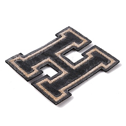 Polyester Computerized Embroidery Cloth Iron On Sequins Patches&nbsp;PATC-SZC0001-01H