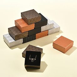 12Pcs 4 Colors Paper Jewelry Set Boxes&nbsp;CON-FS0001-24