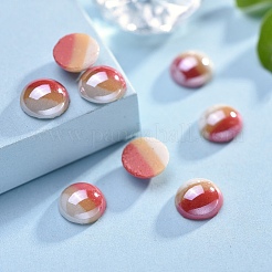 Opaque Glass Cabochons&nbsp;GGLA-S038-12G-8mm