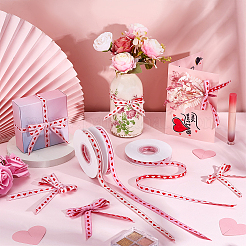 3 Rolls 3 Colors Polyester Ribbon&nbsp;SRIB-PH0001-90