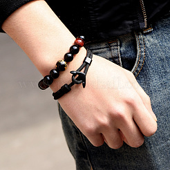 Polyester Cord Multi-strand Bracelets&nbsp;LS-BJEW-F352-05B-01