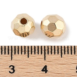 CCBプラスチックビーズ  ラウンド  多面カット  7.5x7mm  穴：1.8mm&nbsp;ALUM-U001-01A-03