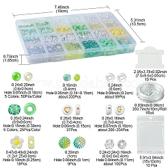 DIY Round Acrylic & Plastic Beads Bracelets Making Kits&nbsp;DIY-FS0006-49