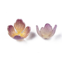プラスチックビーズ  花  オールドローズ  12~13.5x12~13x8mm  穴：1.2mm&nbsp;KY-N015-049B