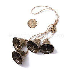 Iron Bell Pendant Decoration&nbsp;HJEW-JM02238