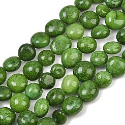 Dyed Natural White Jade Beads Strands&nbsp;GG-CBACF26-B01-07