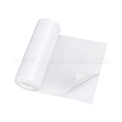 リネンの粘着布  DIYクラフト  ホワイト  2000x153x0.5mm&nbsp;DIY-WH0580-40A-01