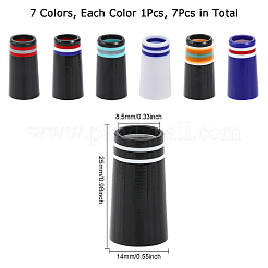 7Pcs 7 Colors Plastic Golf Ferrules for Taper Tip&nbsp;FIND-CA0006-62