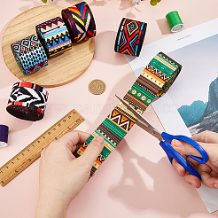 6Pcs 6 Colors Polyester Ribbons&nbsp;OCOR-FH0001-48B