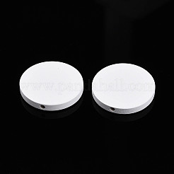 Painted Natural Wood Beads&nbsp;WOOD-WH0038-35C-02