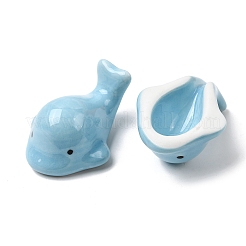 Dolphin Porcelain Display Decorations&nbsp;DJEW-G048-02A-02