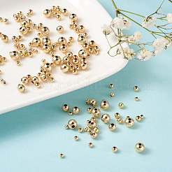 Brass Round Spacer Beads&nbsp;KK-CD0001-08G-NR