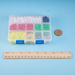 Diy キーホルダー  大きな穴ビーズ樹脂  アイアンキークラスプパーツとポリエステルコード  クリスマスのスタイル  プラチナ  14x10.8x3cm&nbsp;DIY-SC0005-68