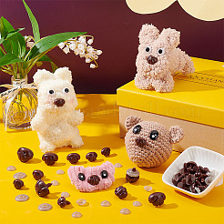 70 Bags 5 Styles Oval Resin Craft Nose&nbsp;DIY-GA0008-23B