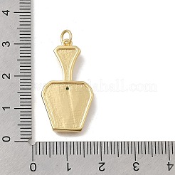 Brass Micro Pave Cubic Zirconia Bottle Pendants&nbsp;KK-D431-051A-01