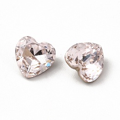 Faceted K9 Glass Rhinestone Cabochons&nbsp;GGLA-R402-06B