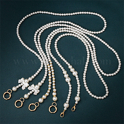 3Pcs 3 Styles Plastic Imitation Pearl Bag Strap Chains&nbsp;AJEW-WR0001-90