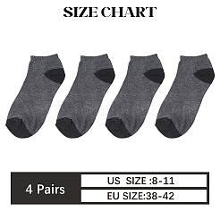 Polyester Ankle Socks for Men&nbsp;AJEW-WH20060-43