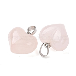 Natural Rose Quartz Pendants&nbsp;G-B188-04P-04