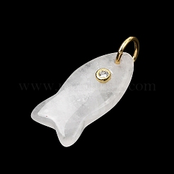 Natural Quartz Crystal Pendants&nbsp;G-A297-01G-14