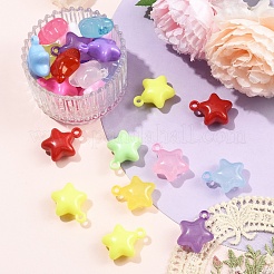 60Pcs 2 Styles Acrylic Pendants&nbsp;MACR-YW0004-75