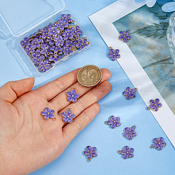 50Pcs Alloy Enamel Pendants&nbsp;ENAM-DC0002-36B