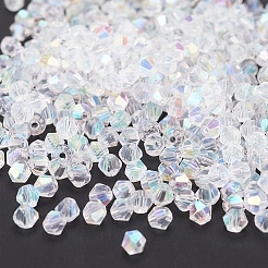 500Pcs Faceted Bicone Electroplate Glass Beads Strands&nbsp;EGLA-YW0001-08