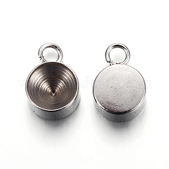 Tarnish Resistant 201 Stainless Steel Charm Rhinestone Settings&nbsp;STAS-P223-19P-6mm