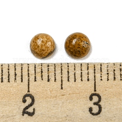 天然石ピクチャージャスパーカボション  半円  4x2~2.5mm&nbsp;G-H309-03-56