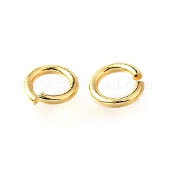 Brass Open Jump Rings&nbsp;KK-V007-004G-05