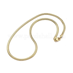 Brass Wheat Chain Necklaces for Women&nbsp;NJEW-U035-06G
