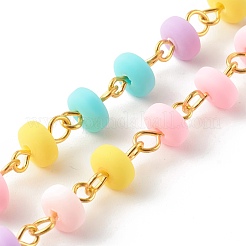 Handmade Polymer Clay Beaded Chains&nbsp;AJEW-JB00975-01