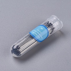 ステンレススチールヘッドピン  ストレートピン  昆虫剥製用ツール  DIY縫製工芸用の縫製ピン  ブラック  40x0.6mm  100個/箱&nbsp;NEED-WH0001-11E