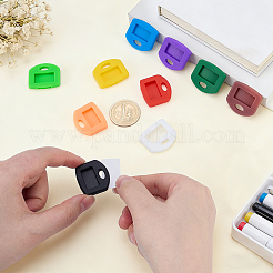 80Bags 10 Colors Silicone Key Covers&nbsp;FIND-PH0038-32