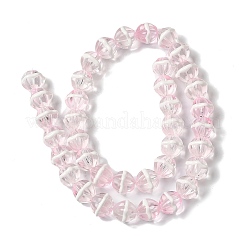 Transparent Glass Beads Strands&nbsp;LAMP-K037-08H