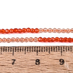 Transparent Glass Beads Strands&nbsp;GLAA-N074-01A-16