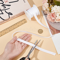 ポリエステルパイピングリボン  衣類用アクセサリー  チャイナドレスの装飾  ホワイト  1/2~5/8インチ（14~15mm）  約13.67ヤード（12.5m）/セット&nbsp;OCOR-BC0006-84B-01