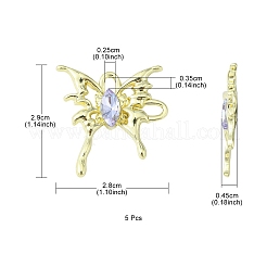 Rack Plating Alloy Connector Charms&nbsp;FIND-YW0001-93A