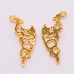 Alloy Open Back Bezel Pendants&nbsp;PALLOY-WH0076-36G-RS