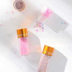 透明なガラスビーズ容器  詰め替え式ボトル  ゴールデンロッド  3.4x1.55cm  容量：2ml（0.07fl.oz）&nbsp;DIY-WH0430-388B